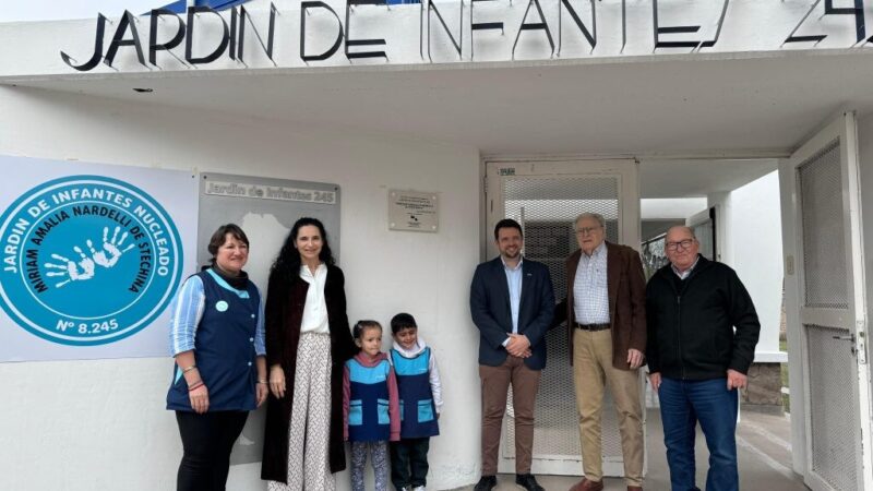 Emotivo homenaje: el Jardín de Infantes N° 245 lleva el nombre de Miriam Stechina