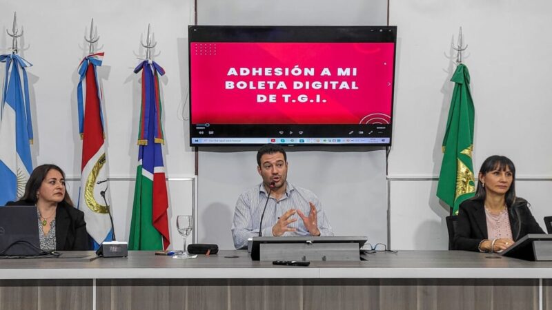 Reconquista presentó la boleta digital de la Tasa General de Inmuebles ¿dónde bajarla?
