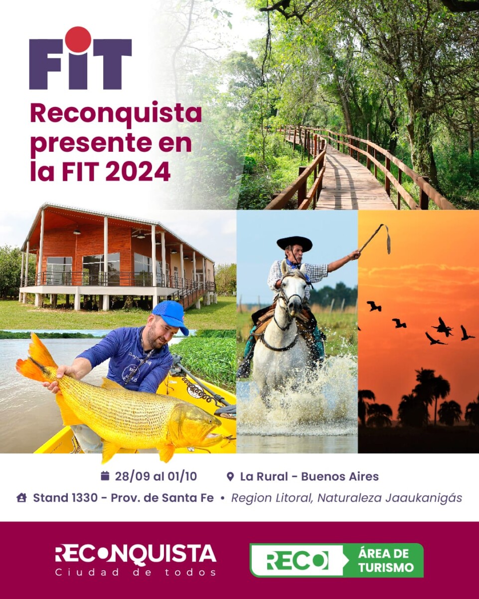 Reconquista participa en la Feria Internacional de Turismo 2024