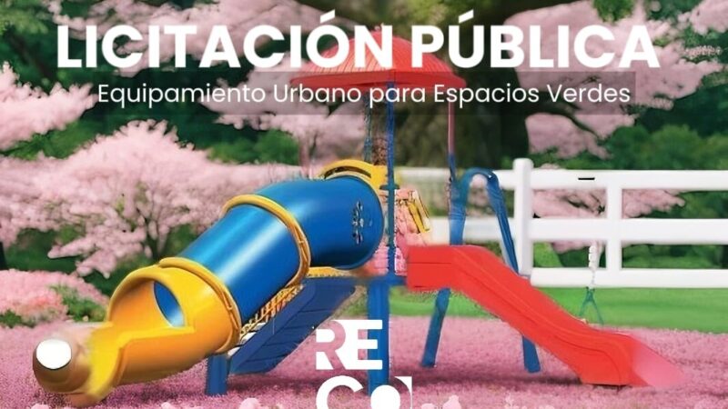 Reconquista: licitación para equipamiento urbano en espacios verdes