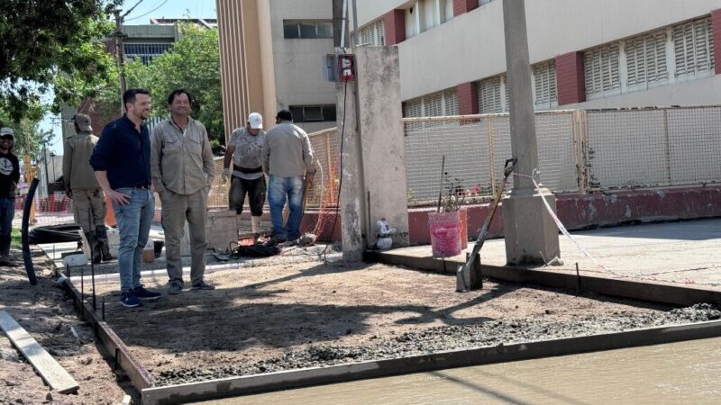Continúan las remodelaciones en el centro comercial a cielo abierto de Avellaneda