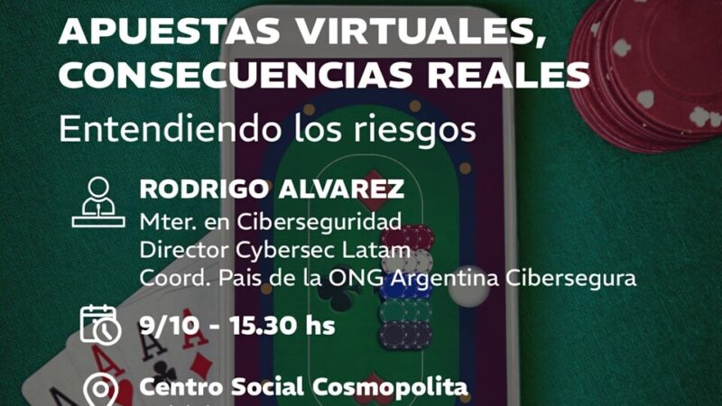 Charla sobre Apuestas Virtuales en Malabrigo ¿En qué consiste?