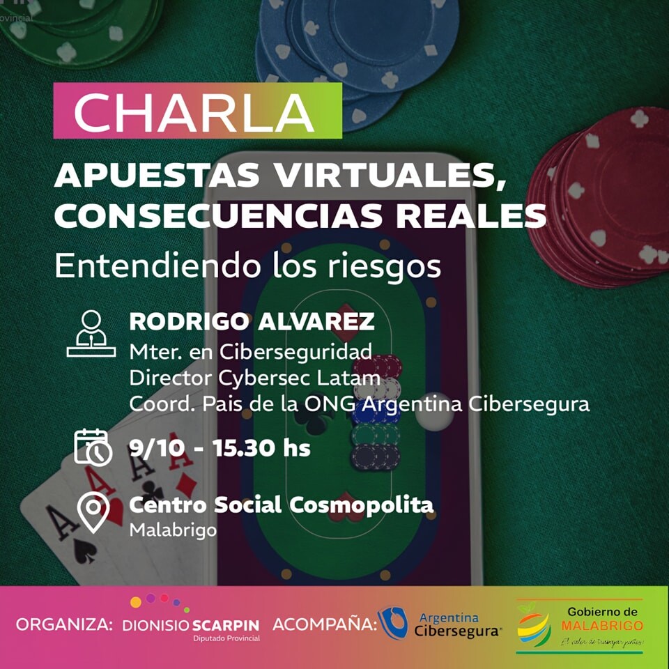 Charla sobre Apuestas Virtuales en Malabrigo ¿En qué consiste?