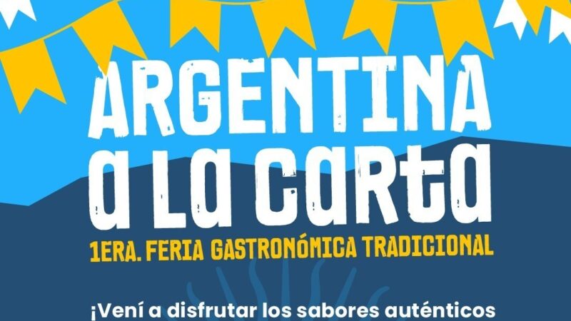 Argentina a la Carta: feria gastronómica en el Paseo Jaaukanigás de Reconquista