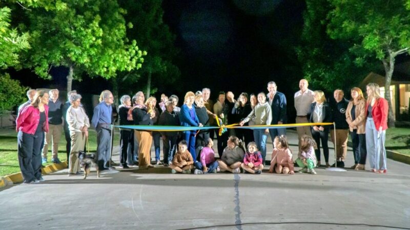 Malabrigo inauguró iluminación LED en dos barrios