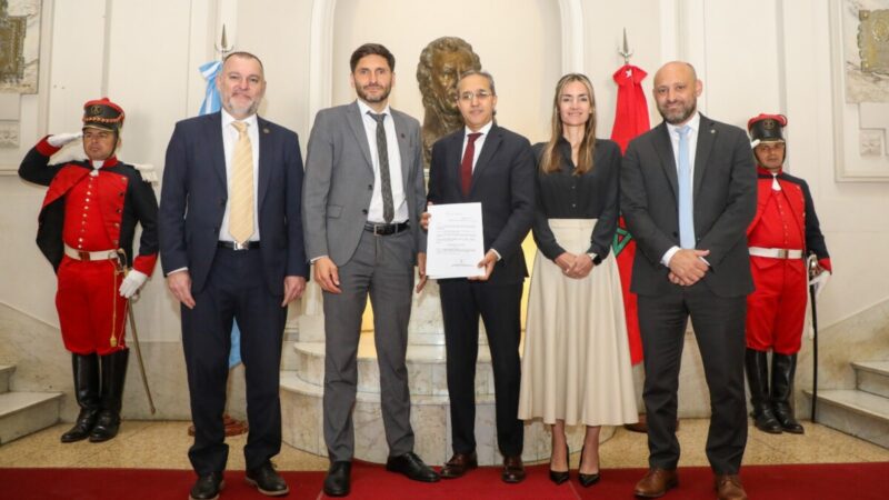 Pullaro recibió en Santa Fe al embajador de Marruecos