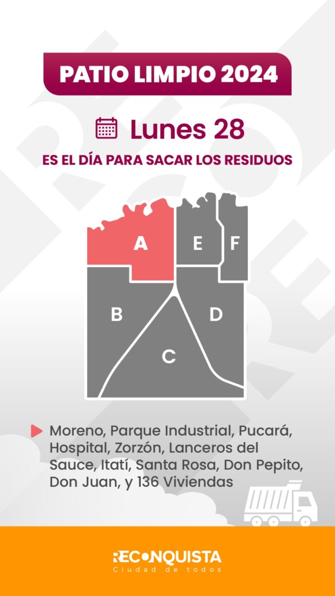 Recolección y campaña de descacharrado en la Zona A