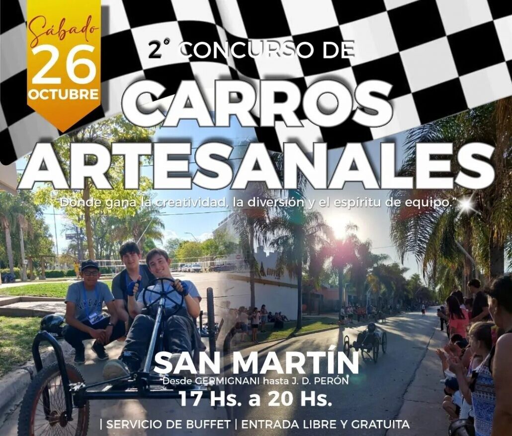 Romang se prepara para el 2° Concurso de Carros Artesanales