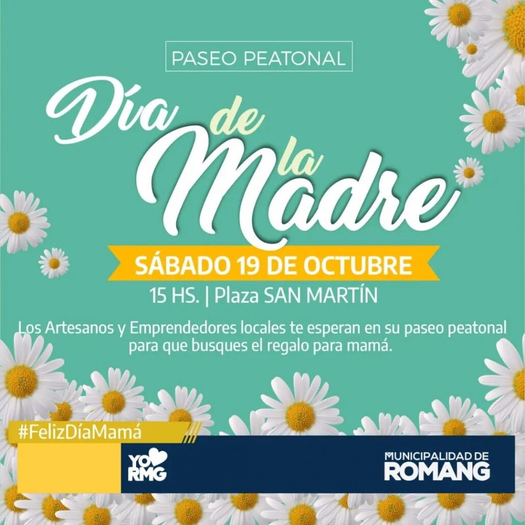 Romang: Habilitan el Paseo Peatonal por el Día de la Madre