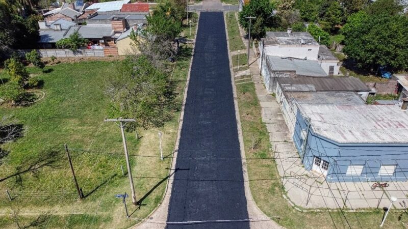 Mantenimiento de pavimento urbano en Romang