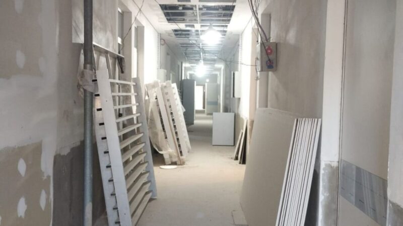 Hospital Sayago: las remodelaciones ya tienen un avance del 75 %