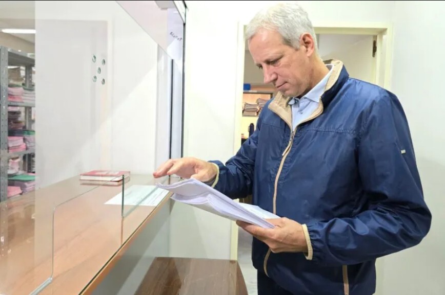 Scarpín presentó un amparo judicial por el estado de RN 11