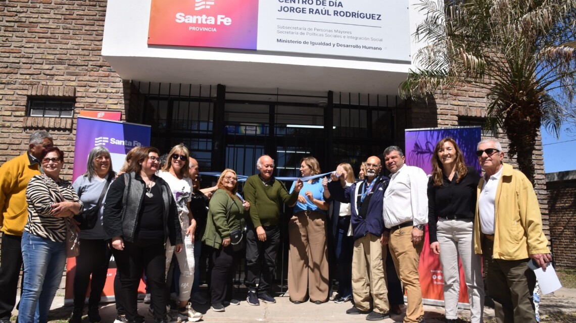 Provincia inauguró un Centro de Día para personas mayores en Rosario