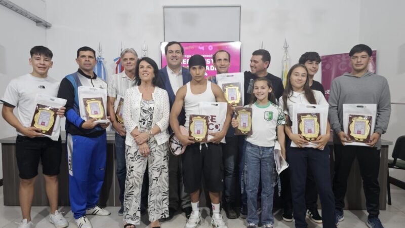 Reconocen a nueve deportistas destacados de Reconquista ¿Cuál es el motivo?