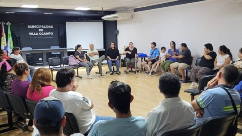 Villa Ocampo presentó el “Banco Solidario” para emprendedores