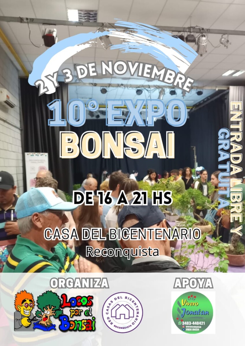 Llega la «Expo Bonsái» a la Casa del Bicentenario ¿Cúando se realizará?