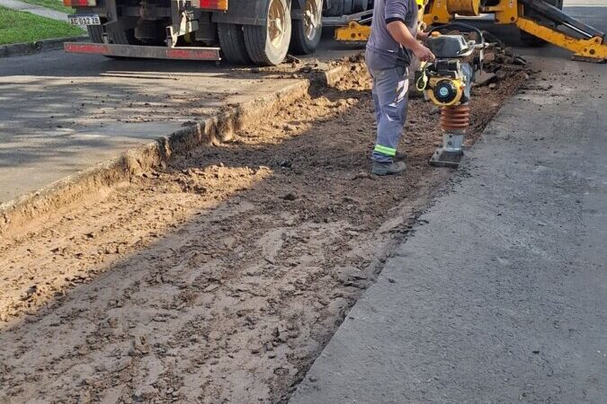 Bacheo en Avellaneda: tránsito cortado en Calle 4
