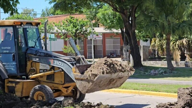Comenzó la construcción de las dársenas sobre Lovato en el Paseo del Bicentenario