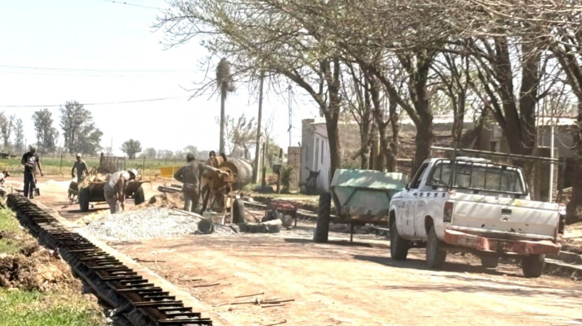 Sastre: entre Provincia y Municipalidad impulsan mejoras de calles
