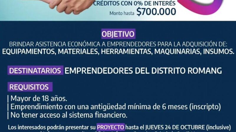 Banco Solidario Provincial: créditos sin interés para emprendedores