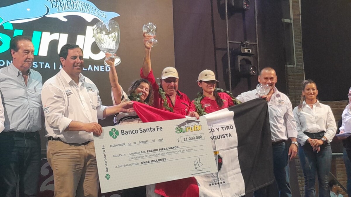 Histórica edición del Concurso Argentino del Surubí: 1.193 piezas capturadas