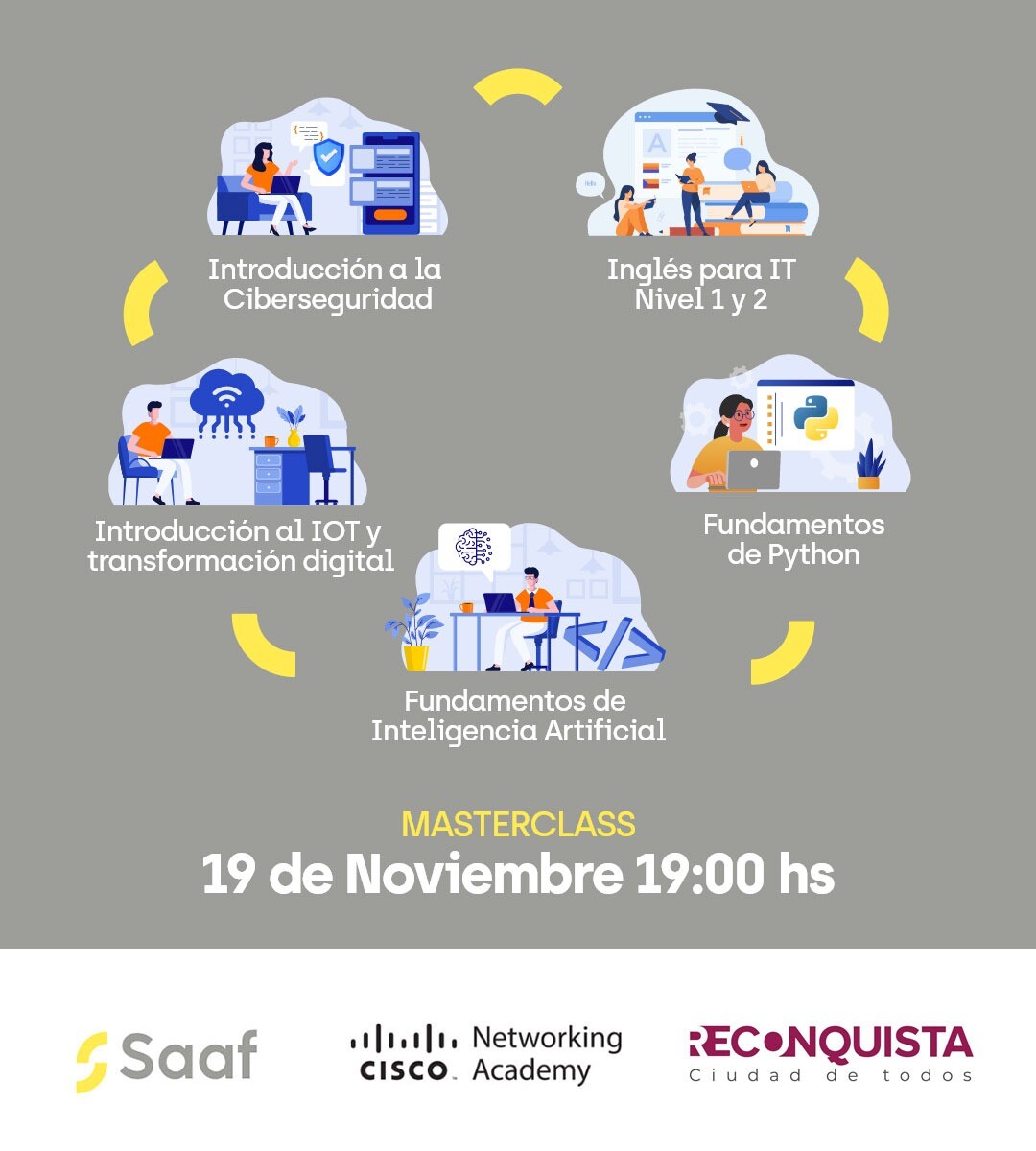 Reconquista ofrece cursos gratuitos de programación y tecnología