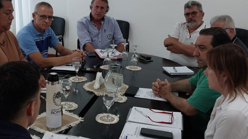 Concejales de Romang buscan soluciones para mejorar el servicio de agua potable