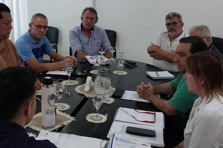 Concejales de Romang buscan soluciones para mejorar el servicio de agua potable