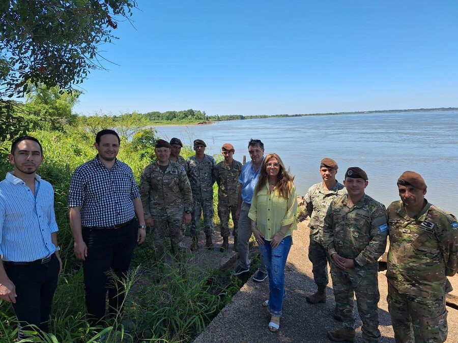 Villa Ocampo reactiva servicio histórico de balsa con Bella Vista