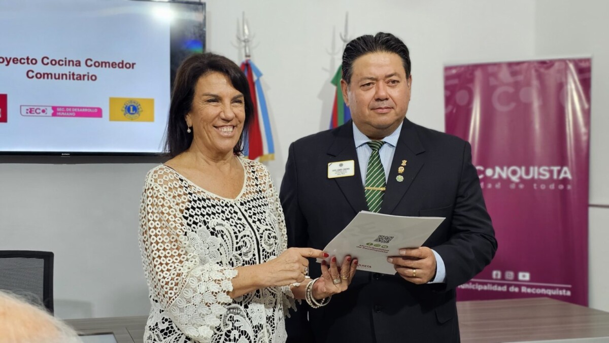 Reconquista declaró «Huésped de honor» al Director Internacional del Club de Leones