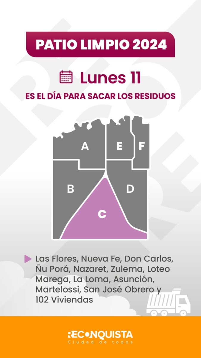 Jornada de limpieza en Reconquista contra el dengue