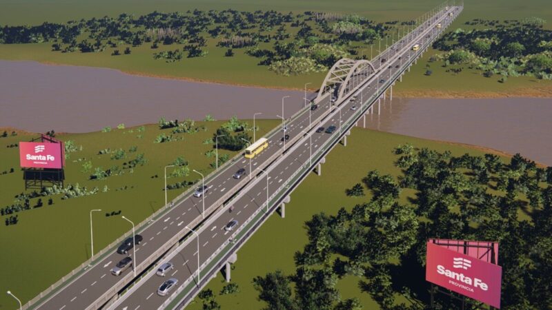 Día histórico: Provincia licita la construcción del nuevo puente Santa Fe-Santo Tomé