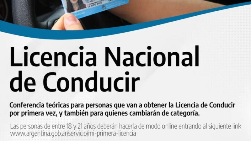 Romang anuncia nuevas fechas para charlas de Licencia de Conducir