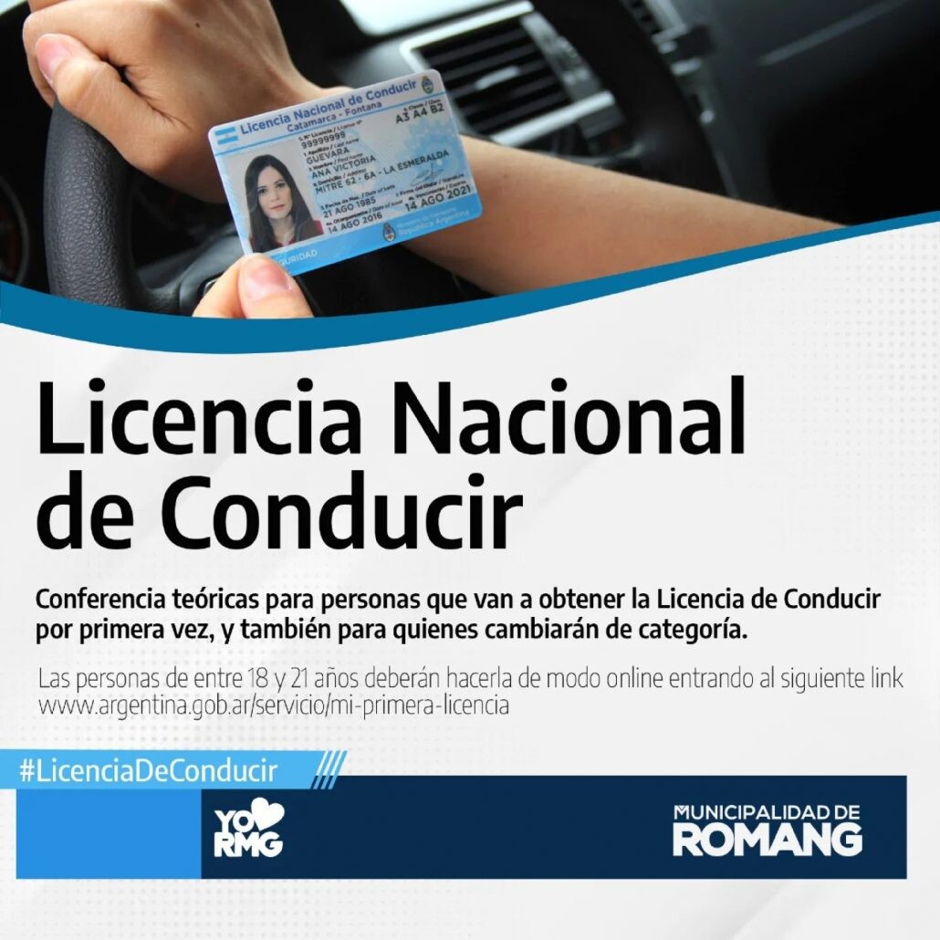 Romang anuncia nuevas fechas para charlas de Licencia de Conducir
