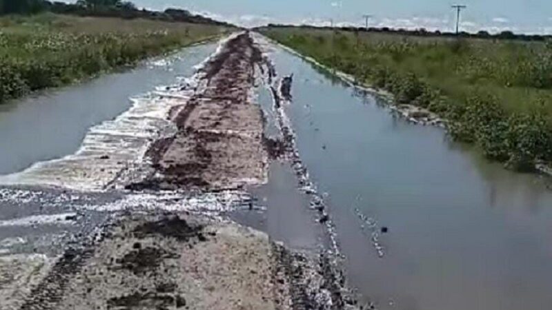 Ruta 31 se inunda y queda intransitable tras cada lluvia