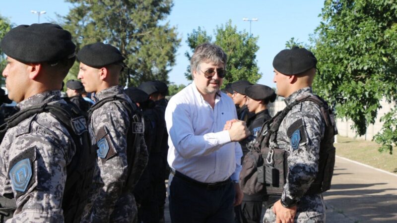 Cococcioni entregó elementos de seguridad para el Servicio Penitencia
