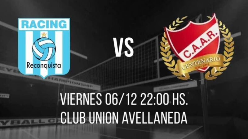 Primera final del Clausura de Vóley: Racing y Atlético Adelante buscan la copa
