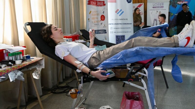 Salud: Santa Fe registró 6.330 donantes de sangre durante 2024