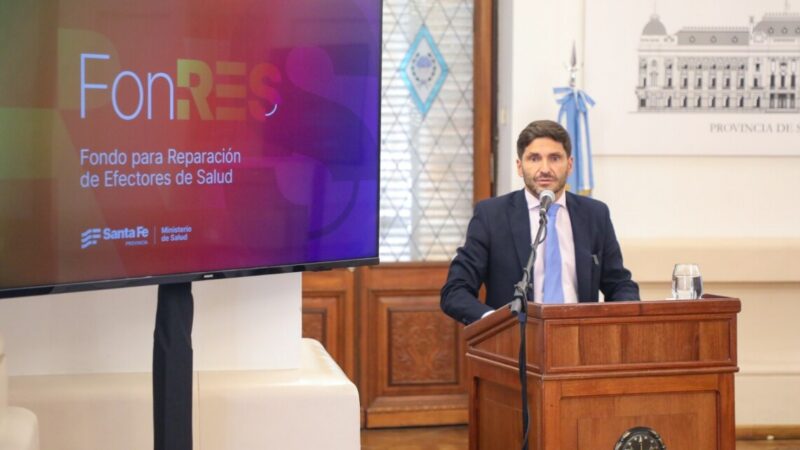 Pullaro: “permitirá ser muy rápidos para reparar los edificios de la salud pública»