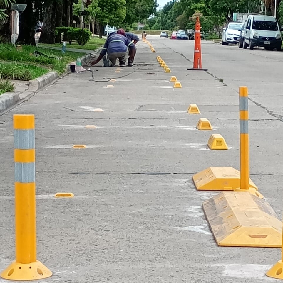 Reconquista extiende bicisendas para una movilidad más segura y sostenible