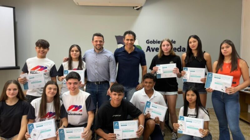 Avellaneda reconoció a jóvenes deportistas destacados del 2024