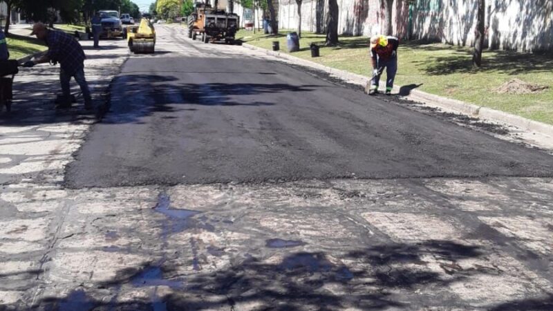 Avellaneda: cierran calle 20 para avanzar con obras de pavimento