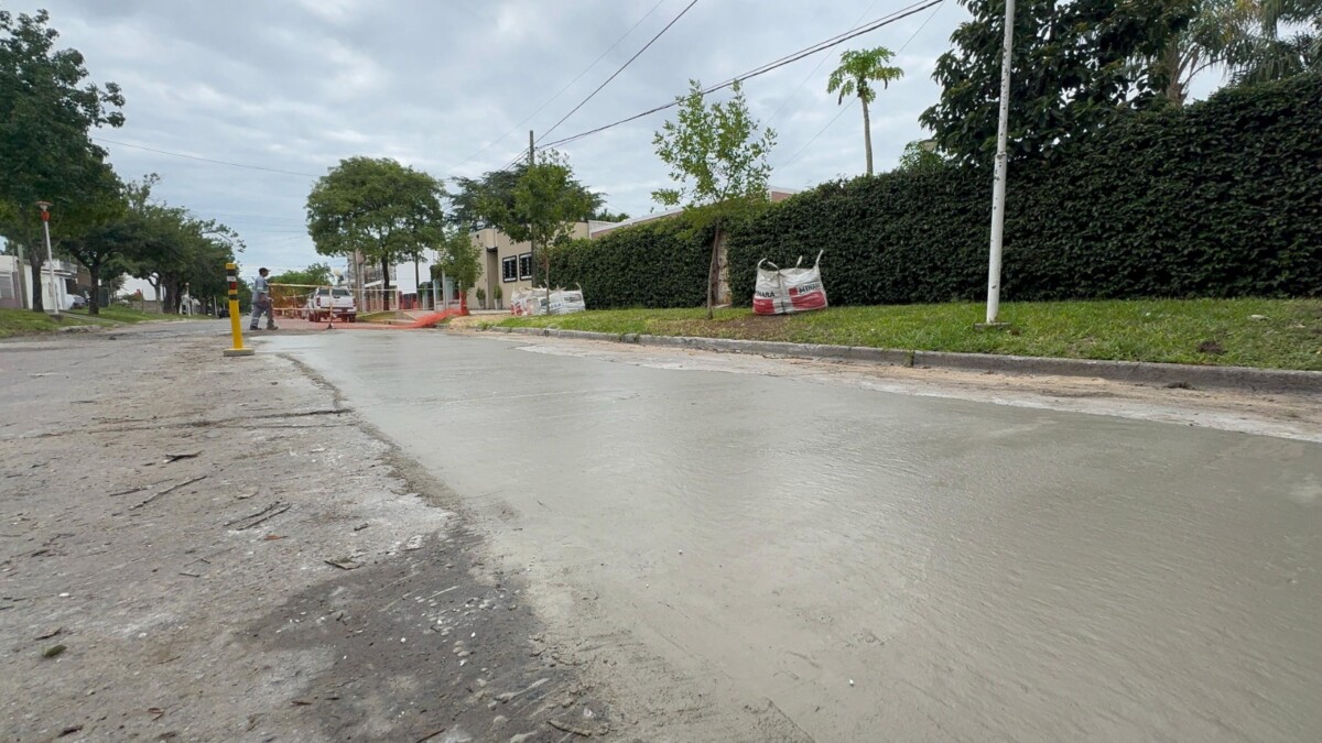 Finalizaron los trabajos de pavimentación en otro sector de Reconquista