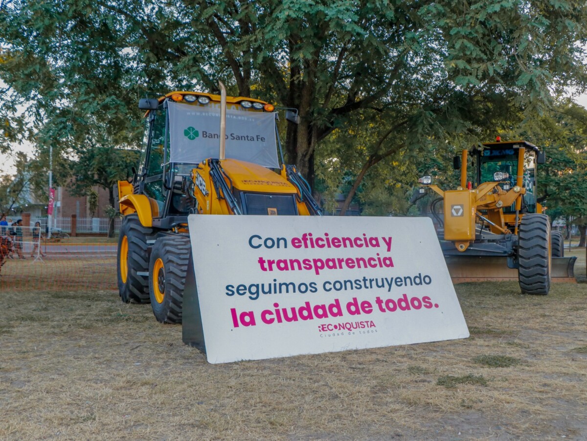 Reconquista compró maquinarias para servicios públicos