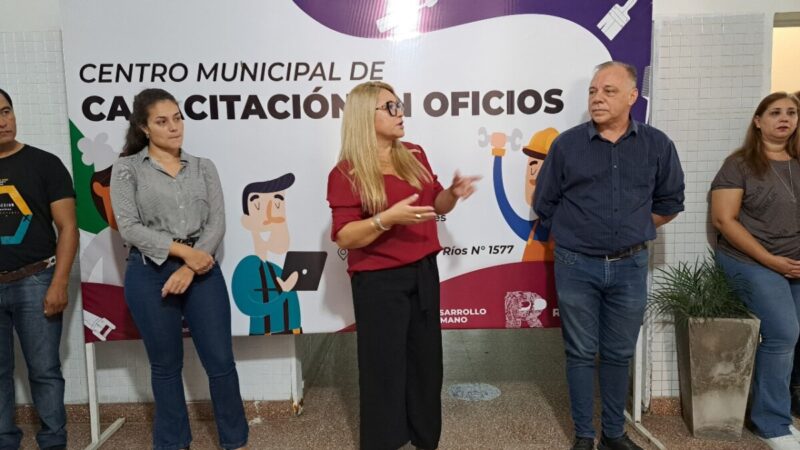 El Centro Municipal de Formación en Oficios de inicia su ciclo lectivo con 450 alumnos