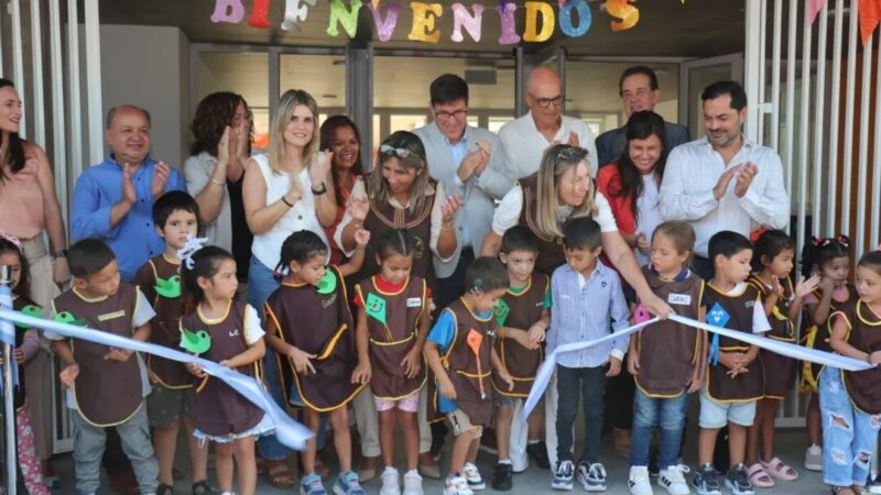 Inauguraron un jardín de infantes en Reconquista