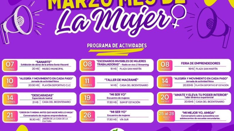 Malabrigo conmemora el Mes de la Mujer con un programa especial de actividades