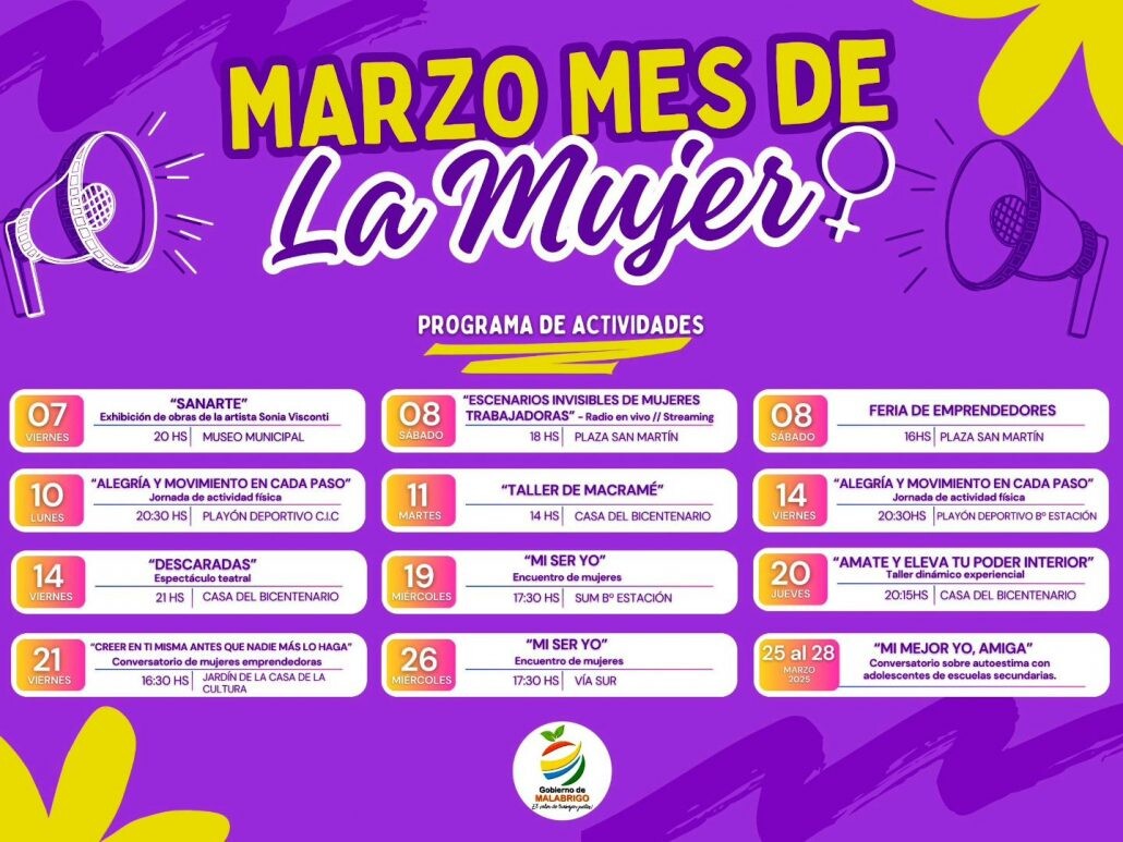 Malabrigo conmemora el Mes de la Mujer con un programa especial de actividades
