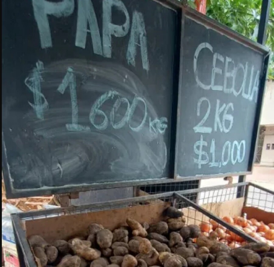 El kilo de papa se vende a 1600 pesos en el NEA