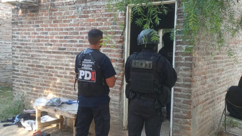 Golpe al narcomenudeo: detenidos y un policía herido en Reconquista